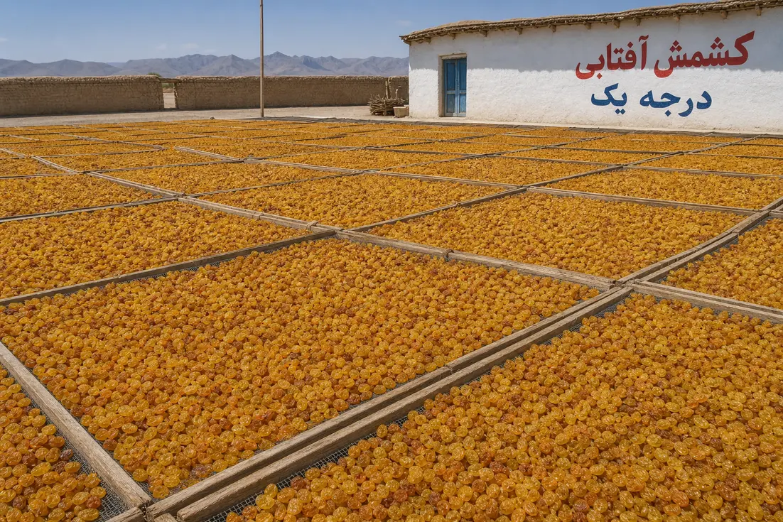 کشمش آفتابی درجه یک استاندارد درجهبندی و اثر قیمت
